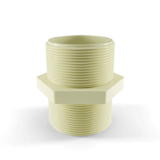 Hex Nipple fittings for CPVC Pipes