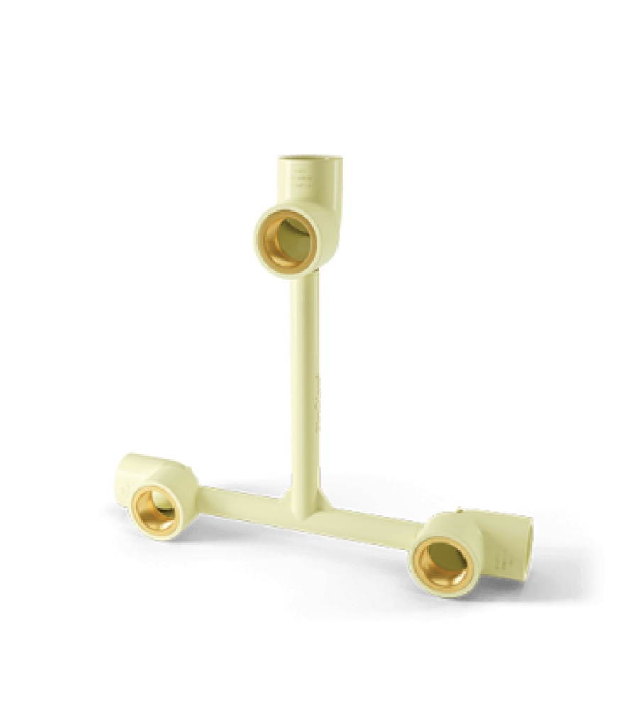 CPVC Top Side 6″ & 7″ - Wall Mixer Pipe Fitting