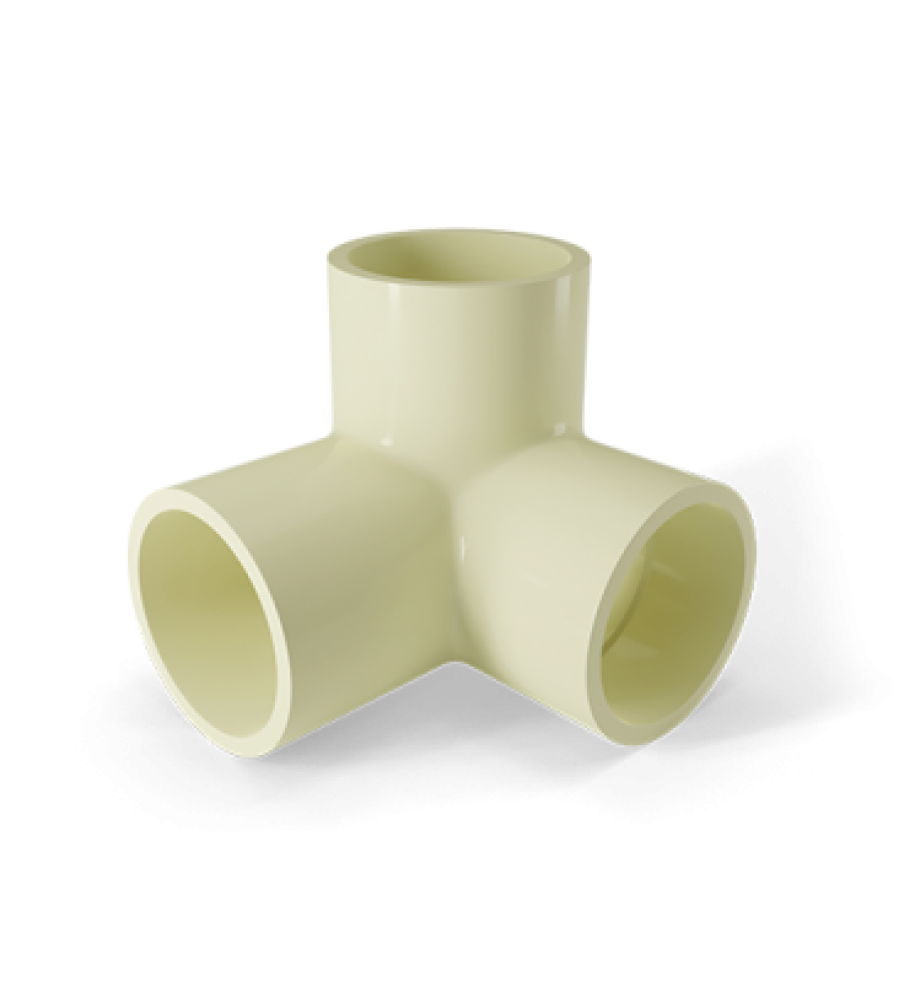 3 Way Elbow for CPVC Pipes